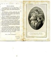 CANIVET - Le SAINT ROSAIRE ...  - Le 19 Septembre 1881 - Image Double - Images Religieuses