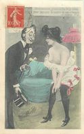 MILLE - ILLUSTRATEUR - THEME; PROSTITUTION - "JE VIENS POUR IMPOSER LA SOURCE DE VOS REVENUS" - ECRITE EN 1907. - Mille