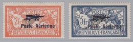 PA 1 Et 2 (Merson Surchargé), Neuf ** Signés Brun. - 1927-1959 Ungebraucht