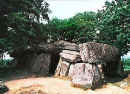 CPSM Dolmen La Roche Aux Fées - Dolmen & Menhirs