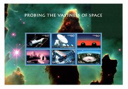 USA 2000 Probing The Vastness Of SPACE Booklet Pane Full Sheetlet 60¢ MNH - Volledige Vellen