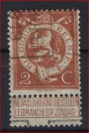 PELLENS Cijfer Nr. 109 Voorafgestempeld Nr. 2216 Positie B  HOBOKEN 1913 ; Staat Zie Scan ! - Roller Precancels 1910-19