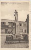 Hoevenen - Standbeeld 1914-18 - Café De Reiger - Uitg. Van De Vliet-Vander Steen (Behanger-Garnierder) - Stabrök