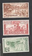 MADAGASCAR....1942:Yvert41-3mh* - Altri & Non Classificati