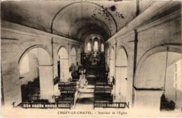 CPA CRUZY-le-CHATEL - Int. De L'Église (108362) - Cruzy Le Chatel