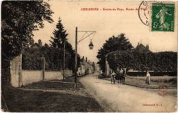 CPA CERISIERS - Entrée Du Pays (108454) - Cerisiers