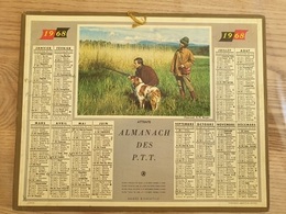 Calendrier-Almanach Des Postes P.T.T.     1968  Haut De Seine - Grand Format : 1961-70