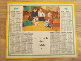 Calendrier-Almanach Des Postes P.T.T.     1969.  Haut De Seine - Grand Format : 1961-70