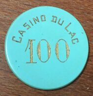 61 BAGNOLES CASINO DU LAC JETON DE CASINO DE 100 FRANCS CHIPS TOKENS COINS GAMING - Casino