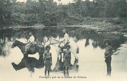 PAPOUASIE - NOUVELLE GUINEE - KUBUNA - PASSAGE à GUE De LA RIVIERE - Papouasie-Nouvelle-Guinée