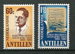 Antilles Néerlandaises ** N° 623/624 - Hommage Au Musicien Rudolf Théodorus - Antilles