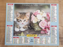Calendrier-Almanach Des Postes P.T.T.     1995     Eure - Grand Format : 1991-00