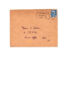 LETTRE OBLITERATION DAGUIN -- L'ETE A GEX -SEJOUR IDEAL -AIN -ANNEE 1952 - Mechanical Postmarks (Other)