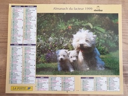 Calendrier-Almanach Des Postes P.T.T.     1999     Eure - Grand Format : 1991-00