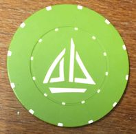 CASINO CHIP ROULETTE BATEAU JETON TOKENS COINS GAMING - Casino