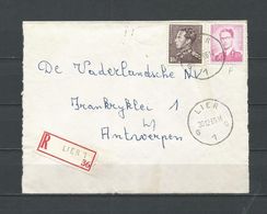 848A Op Briefstuk Gestempeld LIER G 1 G - 1936-1951 Poortman