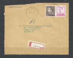 848A Op Briefstuk Gestempeld LIER A 2 A - 1936-1951 Poortman