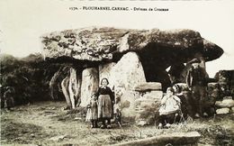 CPA  Plouharnel Carnac  Dolmen De Crucuno   Animation - Dolmen & Menhirs