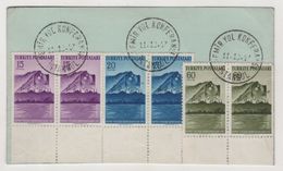TURQUIE,TURKEI TURKEY,THE INTERNATIONAL RAILROAD CONFERENCES SPECIAL POSTMARKS 1947 FIRST DAY - Covers & Documents