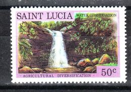 St. Lucia  - 1979.  Cascata. Waterfall. MNH - Geography