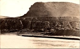 Wyoming Green River Man's Face Rock Real Photo - Green River