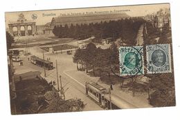 CLB260 - BRUXELLES PORTE DE TERVUEREN ET ARCADE MONUMENTALE DU CINQUANTENNAIRE 1925 TRAM - Vervoer (openbaar)