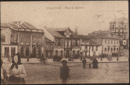 Postal Portugal - Vila Flor - Praça Da Republica (Ed. Bazar Araujo) - CPA - Postcard - Bragança