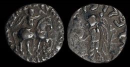 Indo-Scythian Kingdom Azes AR Drachm - India