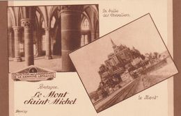 967 - 50 - LE MONT SAINT MICHEL . LE MONT . LA SALLE DES CHEVALLIERS  .COLLECTION LABORATOIRES CARNINE LEFRANCQ . DORIZY - Le Mont Saint Michel