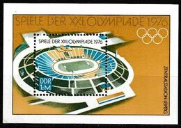 DDR 1976 MiNr.2132 Bl. 46 ** Postfr. Olympische Sommerspiele, Montreal ( A3684 )günstige Versandkosten - 1971-1980