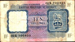 19899) BANCONOTA DELLA  BRITISH MILITARY AUTORITY " TEN SHILLINGS "   -banconota Non Trattata.vedi Foto - Occupazione Alleata Seconda Guerra Mondiale