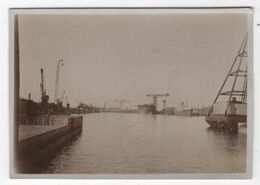 Photo Originale Bateau Port De Saint Nazaire 1924 - Schiffe