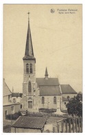 MERBES LE CHATEAU - FONTAINE VALMONT - Eglise Saint-Martin - Ed. Imp. Vve C. Caussin, Merbes Le Chateau - Merbes-le-Chateau