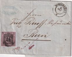 BADEN 1860  LETTRE DE SCHLIENGEN POUR BERN - Briefe U. Dokumente