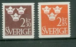 Sweden 1965; Tre Kronor - Michel 538-539.** (MNH) - Unused Stamps