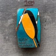 Badge Pin ZN009410 - Rowing Kayak Canoe Yugoslavia Slovenia Tacen World Championship 1955 - Aviron