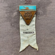 Badge Pin ZN009412 - Rowing Kayak Canoe Yugoslavia Bosnia Jajce European Championship 1963 FUNKCIONER - Aviron