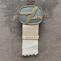 Badge Pin ZN009424 - Rowing Kayak Canoe Yugoslavia Serbia Belgrade Beograd World Championship 1978 GOST - Canottaggio