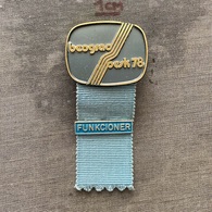 Badge Pin ZN009426 - Rowing Kayak Canoe Yugoslavia Serbia Belgrade Beograd World Championship 1978 FUNKCIONER - Aviron