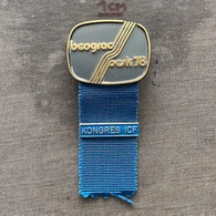 Badge Pin ZN009427 - Rowing Kayak Canoe Yugoslavia Serbia Belgrade Beograd World Championship 1978 KONGRES ICF - Canottaggio