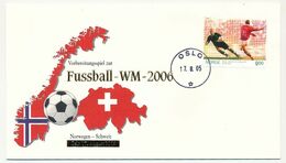 NORVEGE - Enveloppe Commémo WM 2006 - NORVEGE - SUISSE - Oslo - 17 Aout 2005 - 2006 – Deutschland