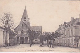 86 - SCORBE-CLAIRVEAUX  - L'EGLISE - Scorbe Clairvaux