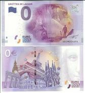 Billet Touristique 0 Euro Souvenir - 2017 - GROTTES DE LACAVE - Privéproeven