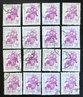 Polska - Poland - P2/4 - (°)used - 1974 - Michel Nr. 2296 - Bloemen 16X - Collections