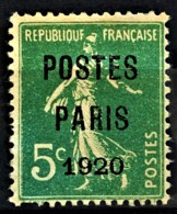 FRANCE 1920 - MLH - YT 24 - PRÉOBLITÉRÉS - 1893-1947