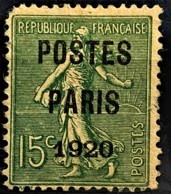 FRANCE 1920 - MLH - YT 25 - PRÉOBLITÉRÉS - 1893-1947