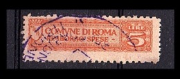 COMUNE DI ROMA  - MARCA COMUNALE  LIRE 5 - Altri & Non Classificati