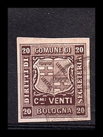 COMUNE DI BOLOGNA    - MARCA COMUNALE  CENT. 20 CON STEMMA - Other & Unclassified