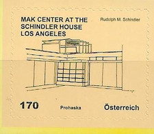 2012  Austria Österreich  Mi. 2977 **MNH MAK Center At The Schindler House   Rudolph M. Schindler - 2011-2020 Ungebraucht