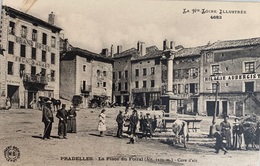 PRADELLES - La Place Du Forail - Andere Gemeenten